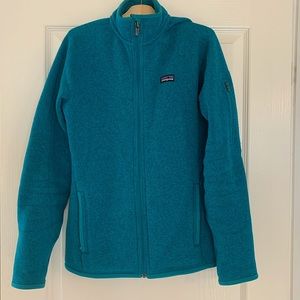 Patagonia Womens Better Sweater Full Zip Teal XS